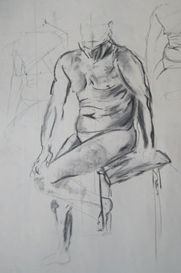 Seated Male Study